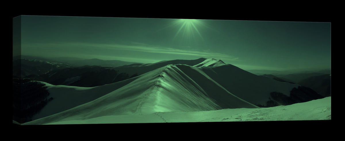 Landscapes No. 128, glowing at night