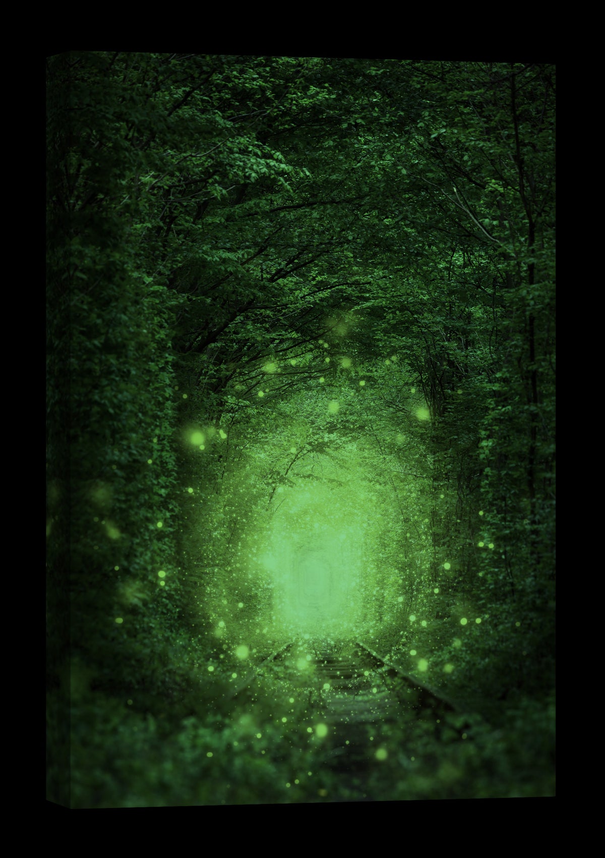 Landscapes No. 136, glowing at night