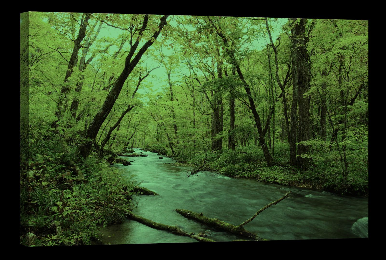 Landscapes No. 155, glowing at night