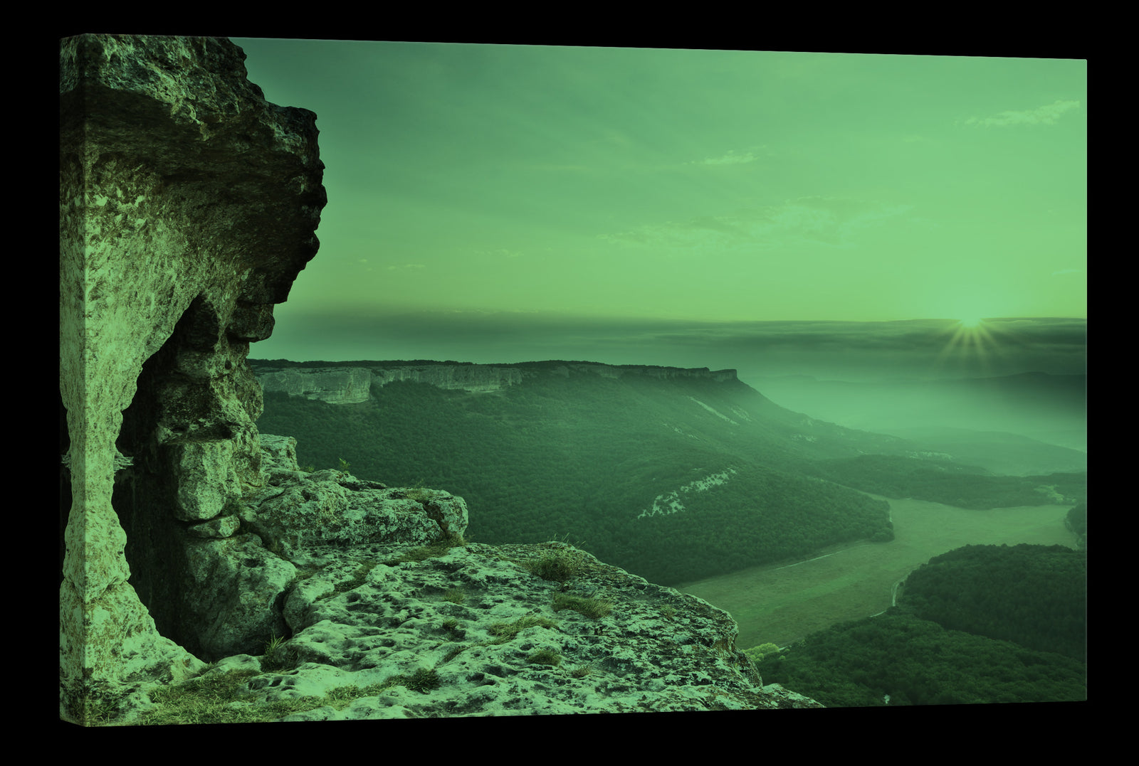Landscapes No. 182, glowing at night