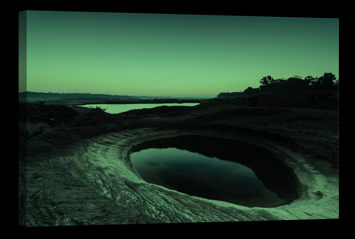 Landscapes No. 187, glowing at night