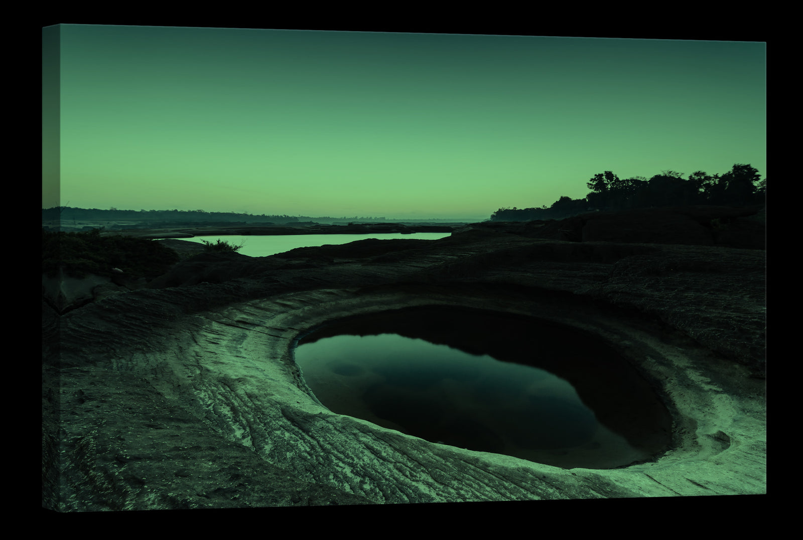 Landscapes No. 187, glowing at night