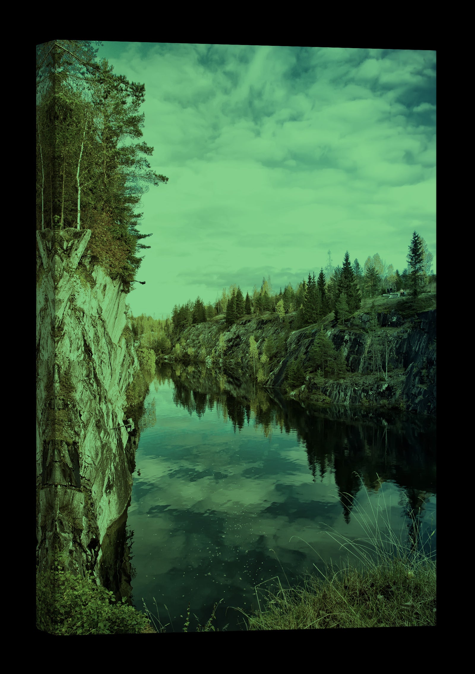 Landscapes No. 202, glowing at night
