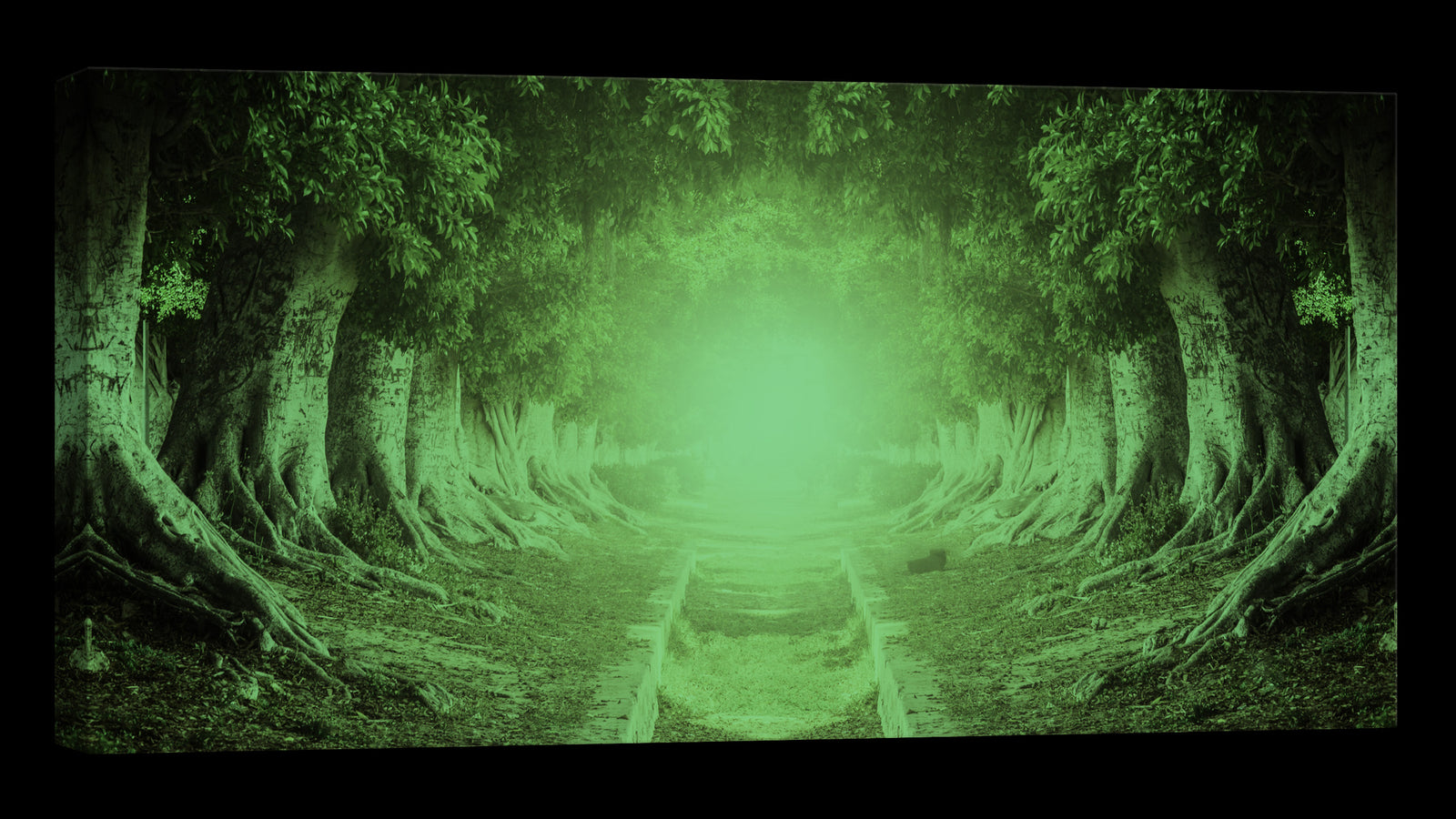 Landscapes No. 233, glowing at night