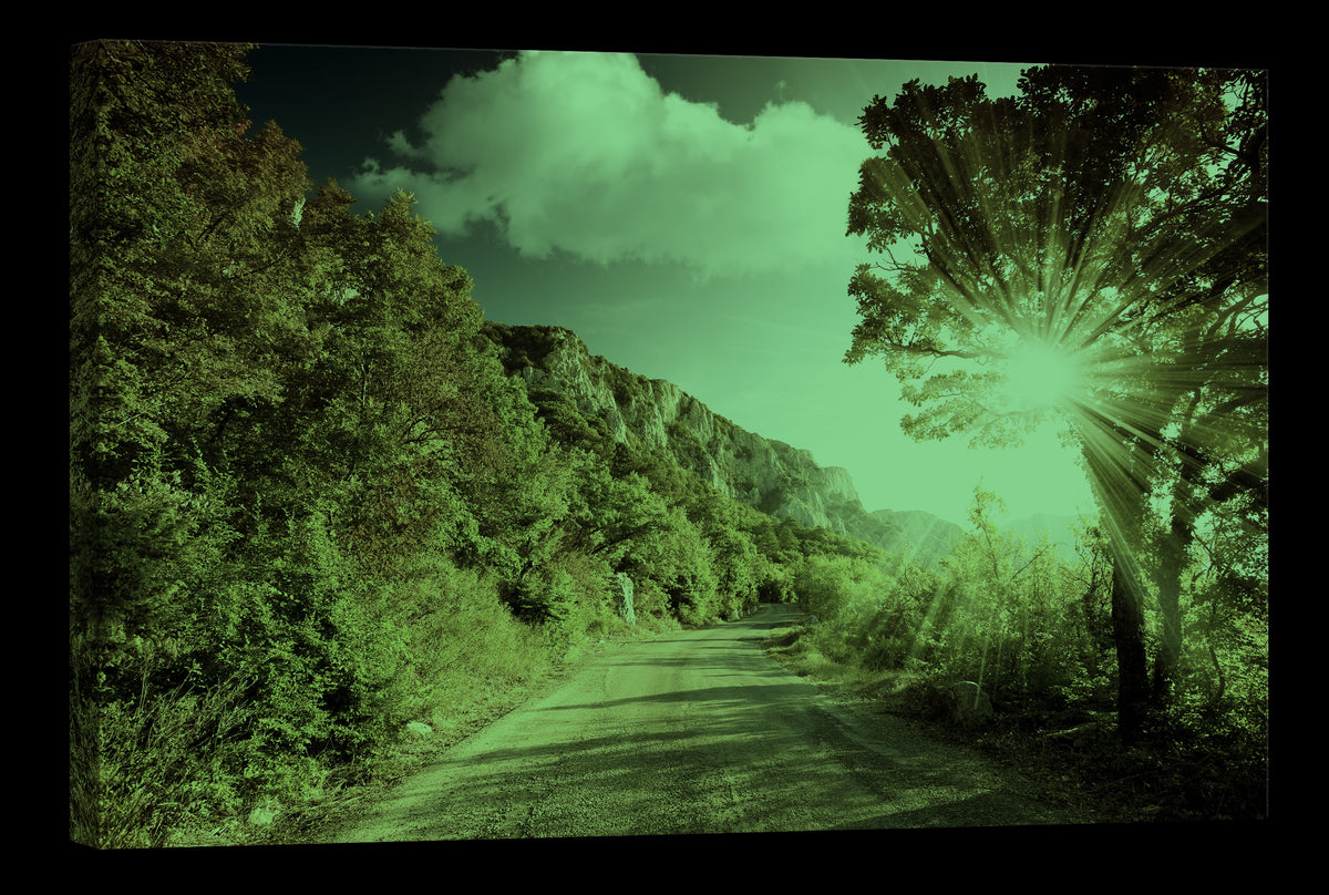 Landscapes No. 246, glowing at night