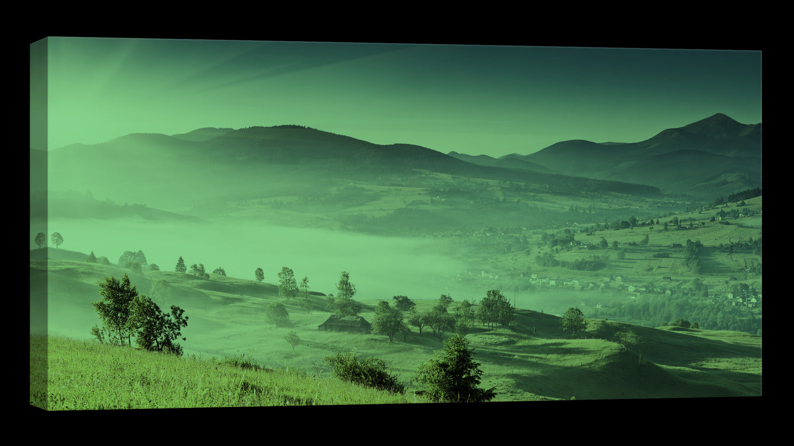 Landscapes No. 283, glowing at night