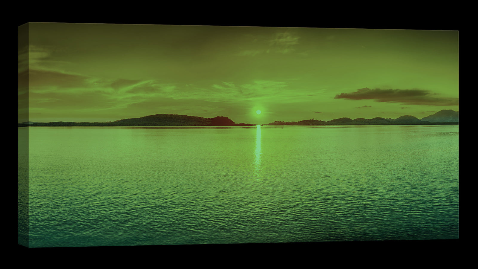 Landscapes No. 309, glowing at night
