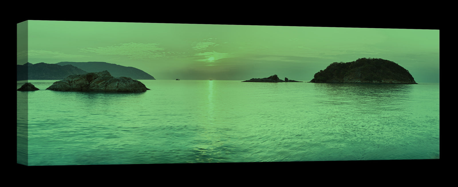 Landscapes No. 312, glowing at night