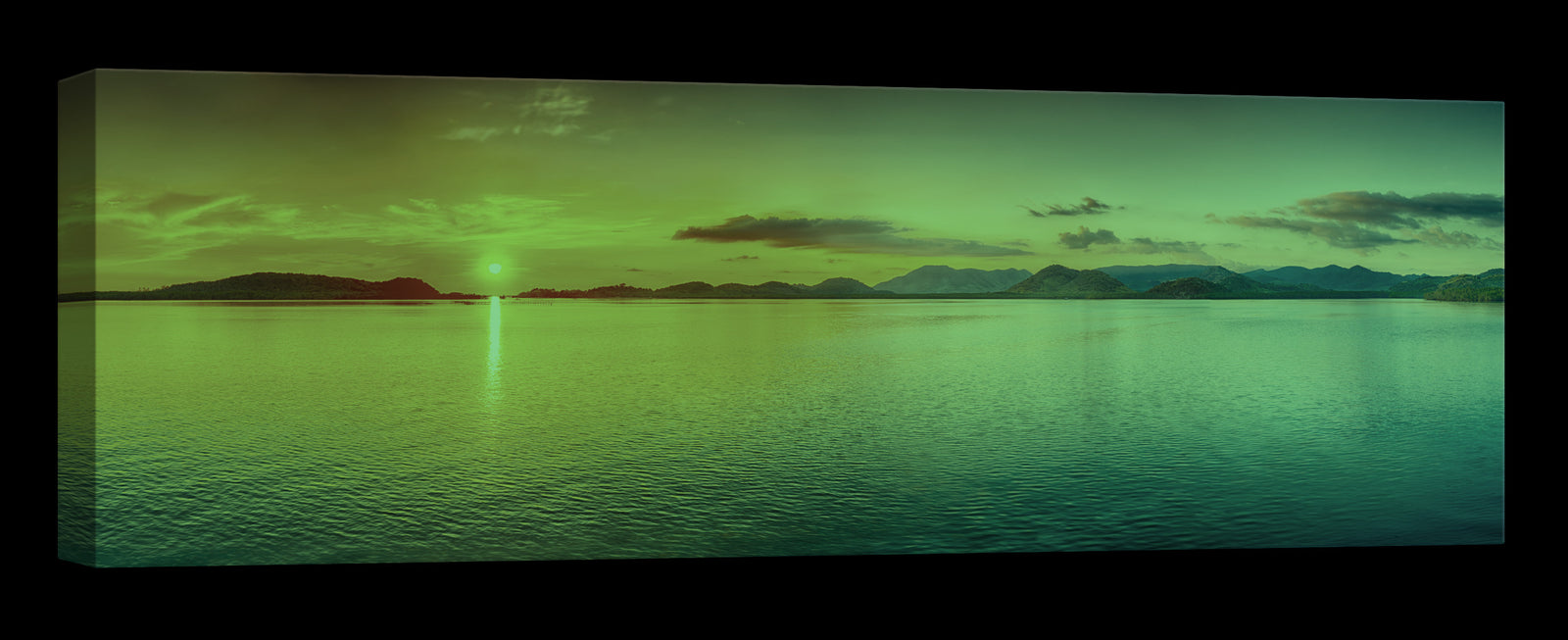 Landscapes No. 313, glowing at night