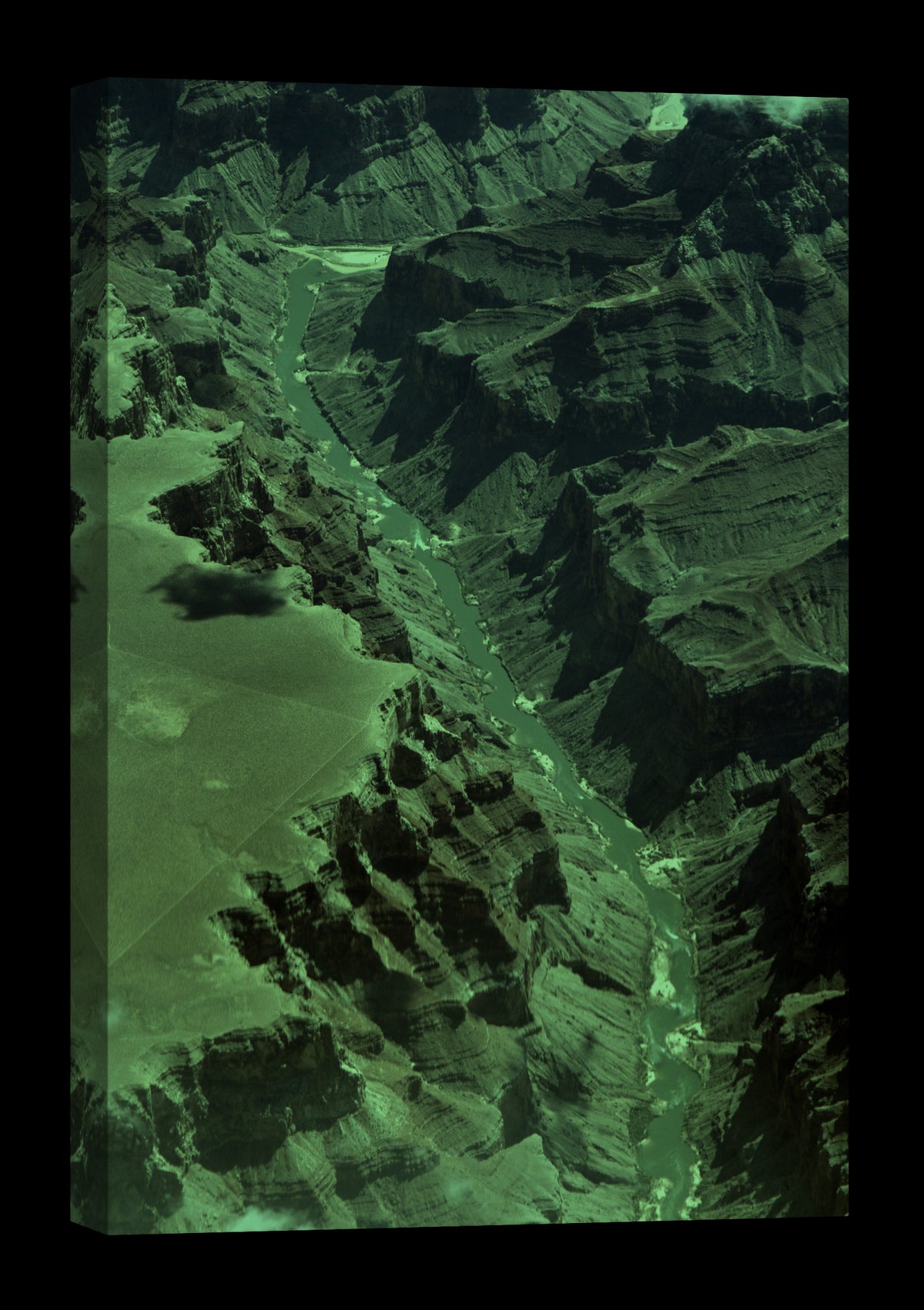 Landscapes No. 325, glowing at night