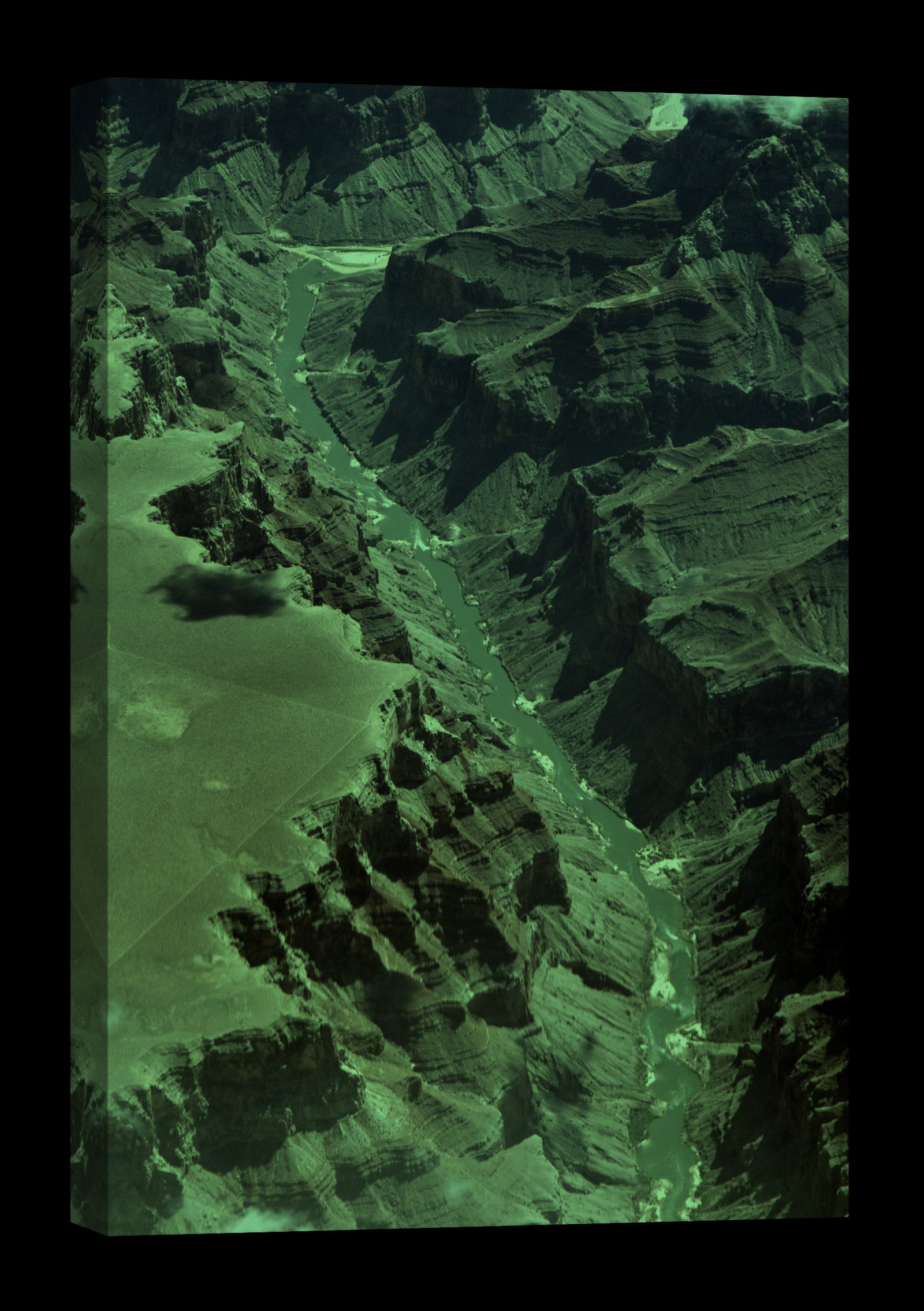 Landscapes No. 325, glowing at night