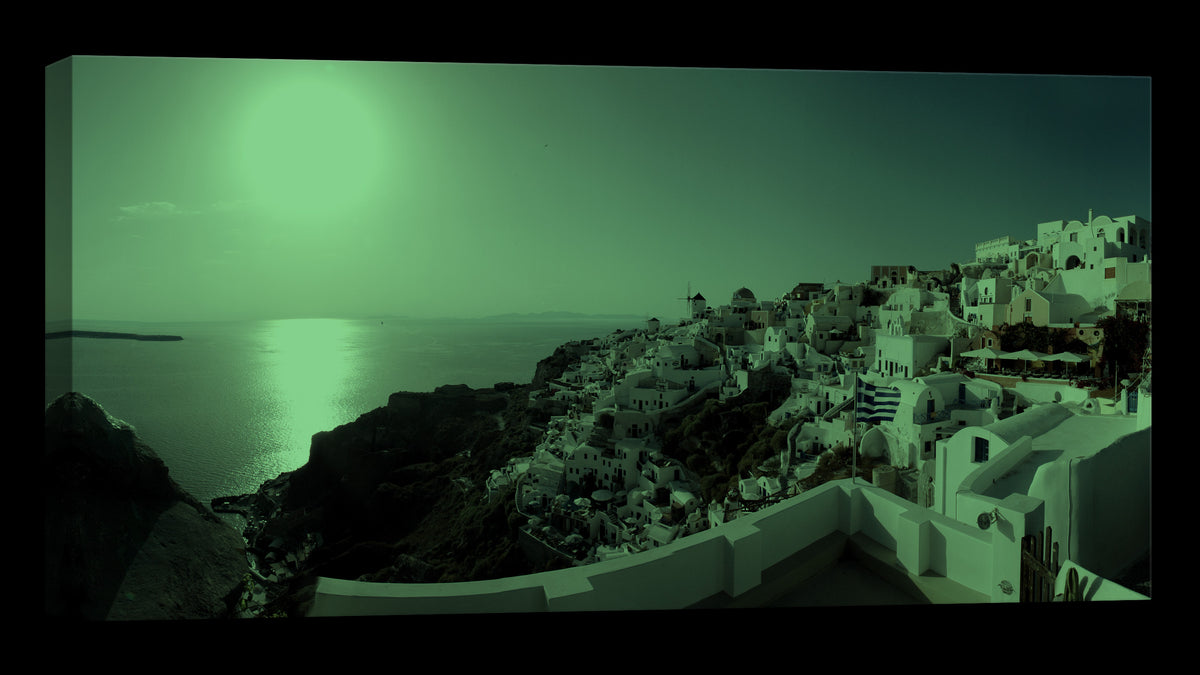 Landscapes No. 335, glowing at night