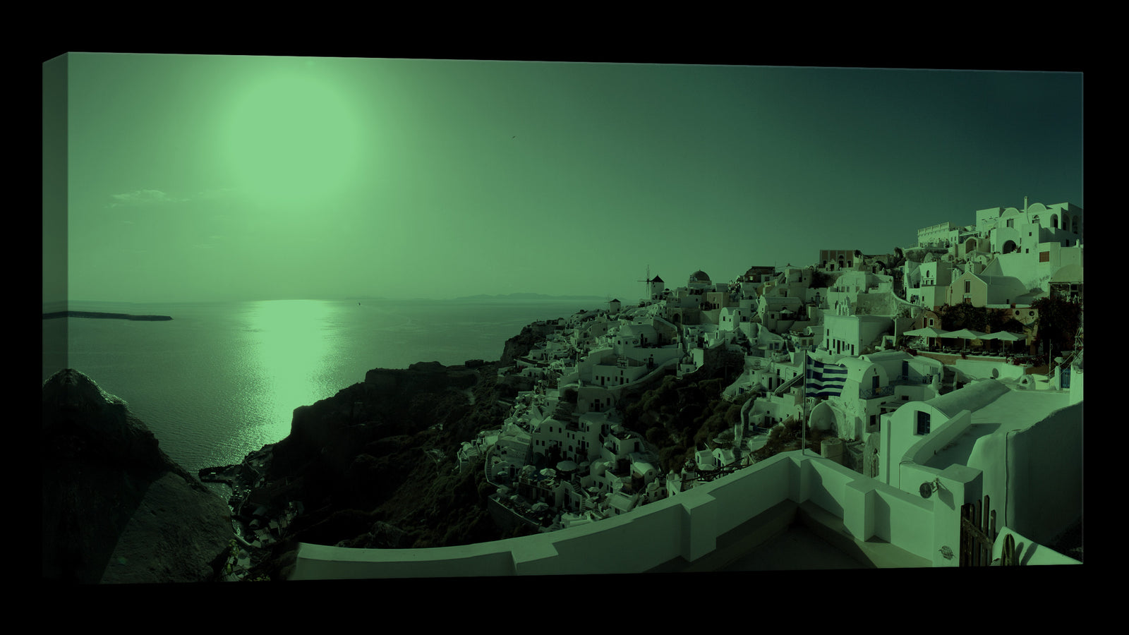 Landscapes No. 335, glowing at night