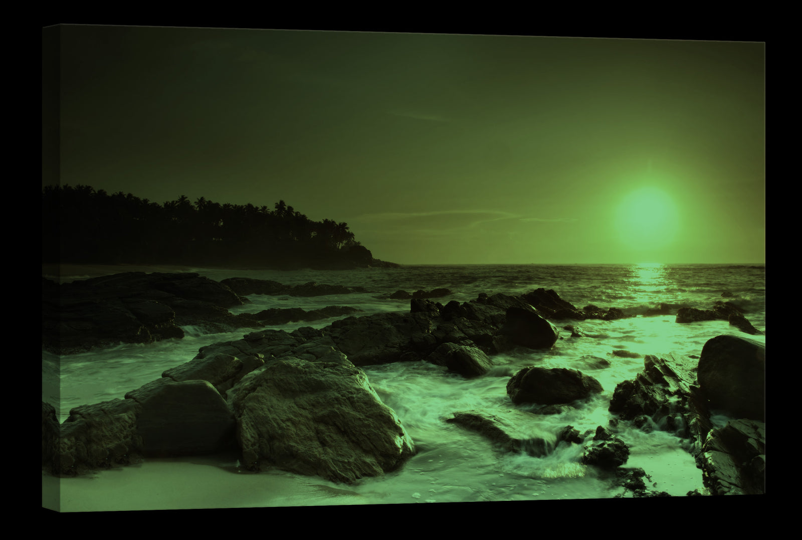 Landscapes No. 354, glowing at night