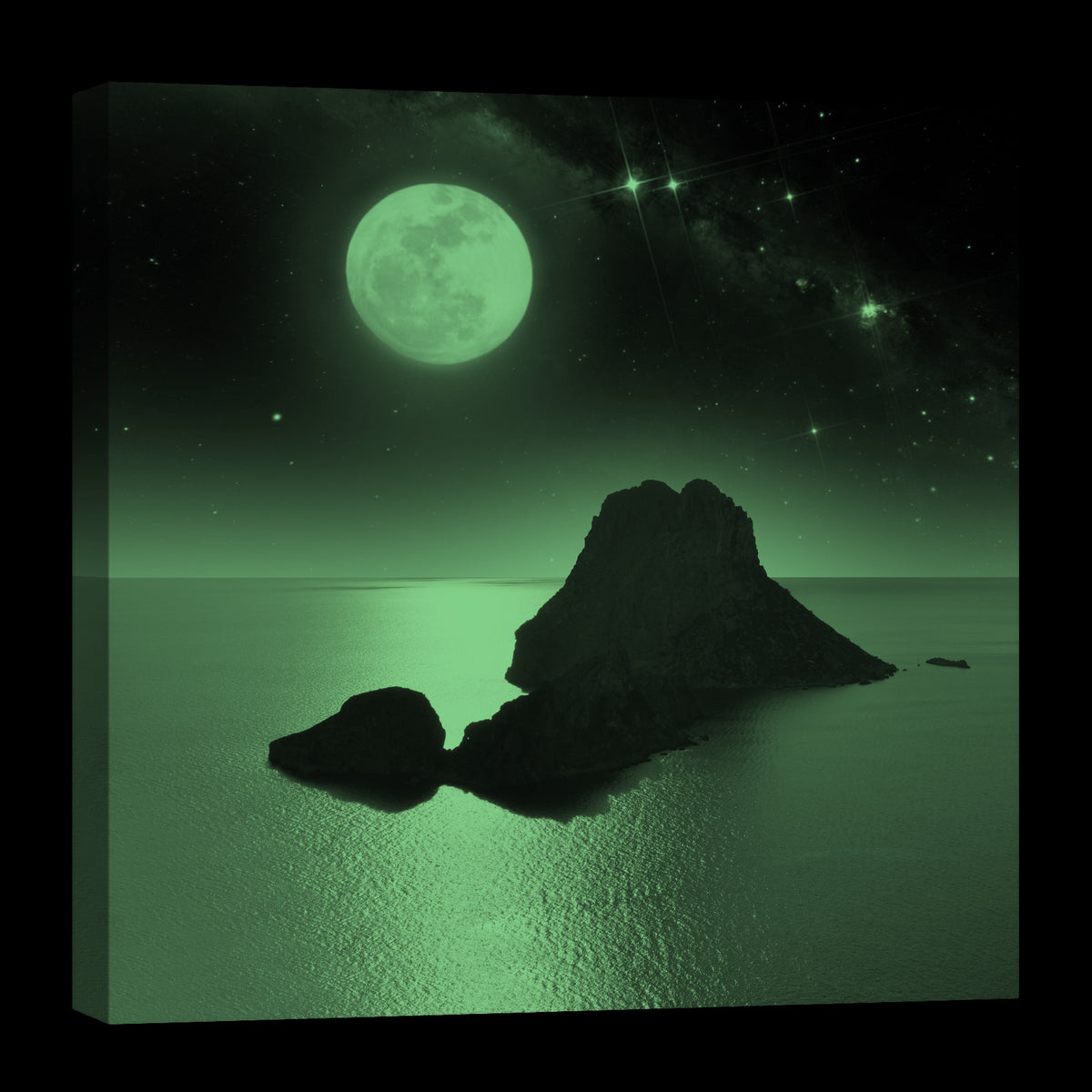 Landscapes No. 362, glowing at night