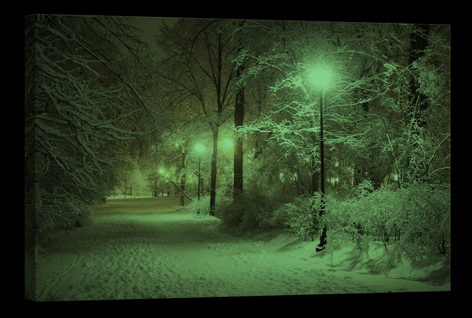 Landscapes No. 364, glowing at night