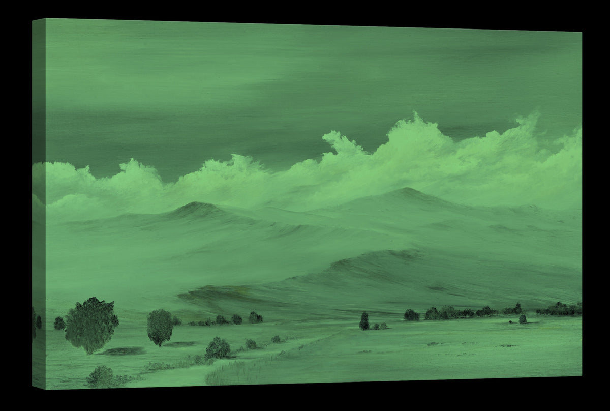 Landscapes No. 371, glowing at night
