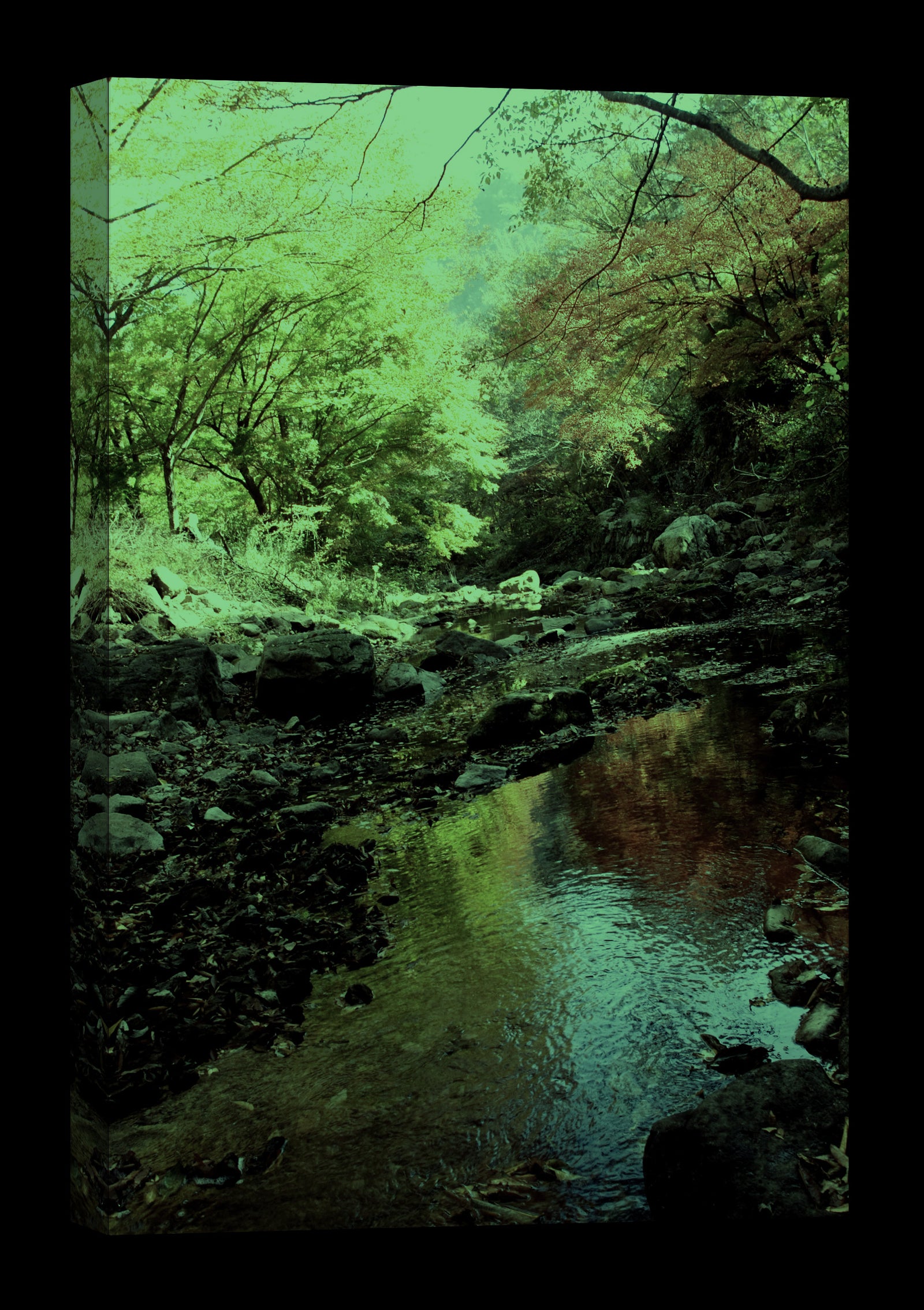 Landscapes No. 374, glowing at night
