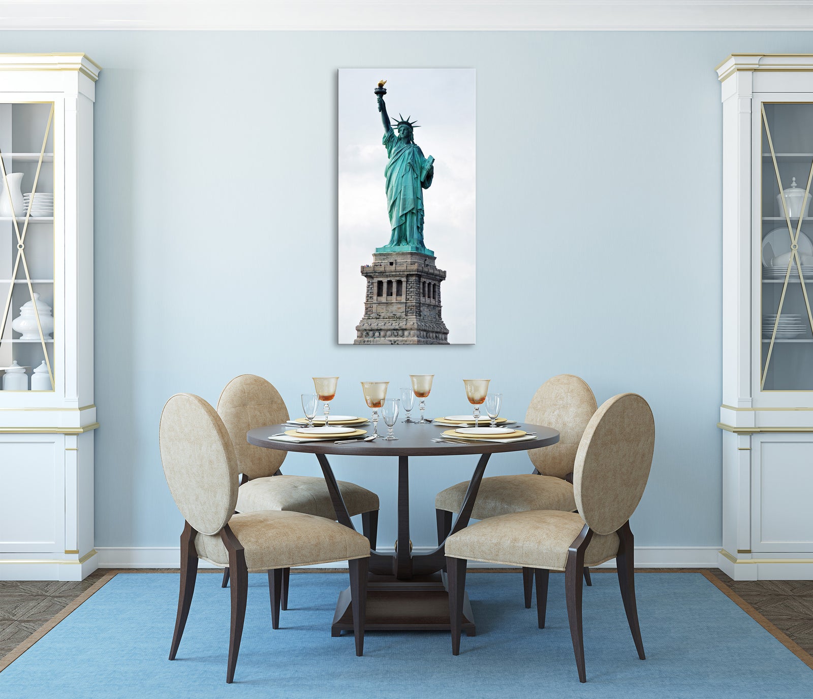 Cities No. 002, shown framed in a room by day