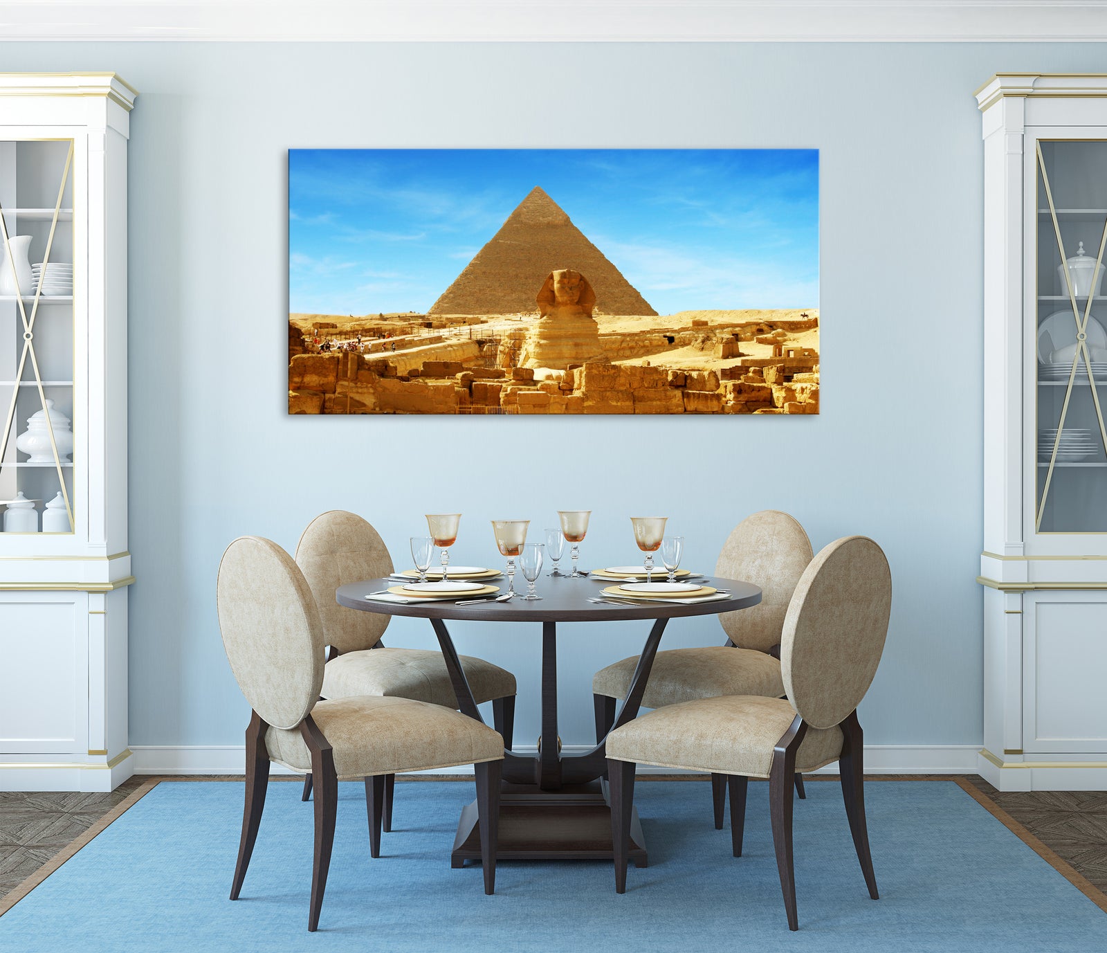 Cities No. 033, shown framed in a room by day