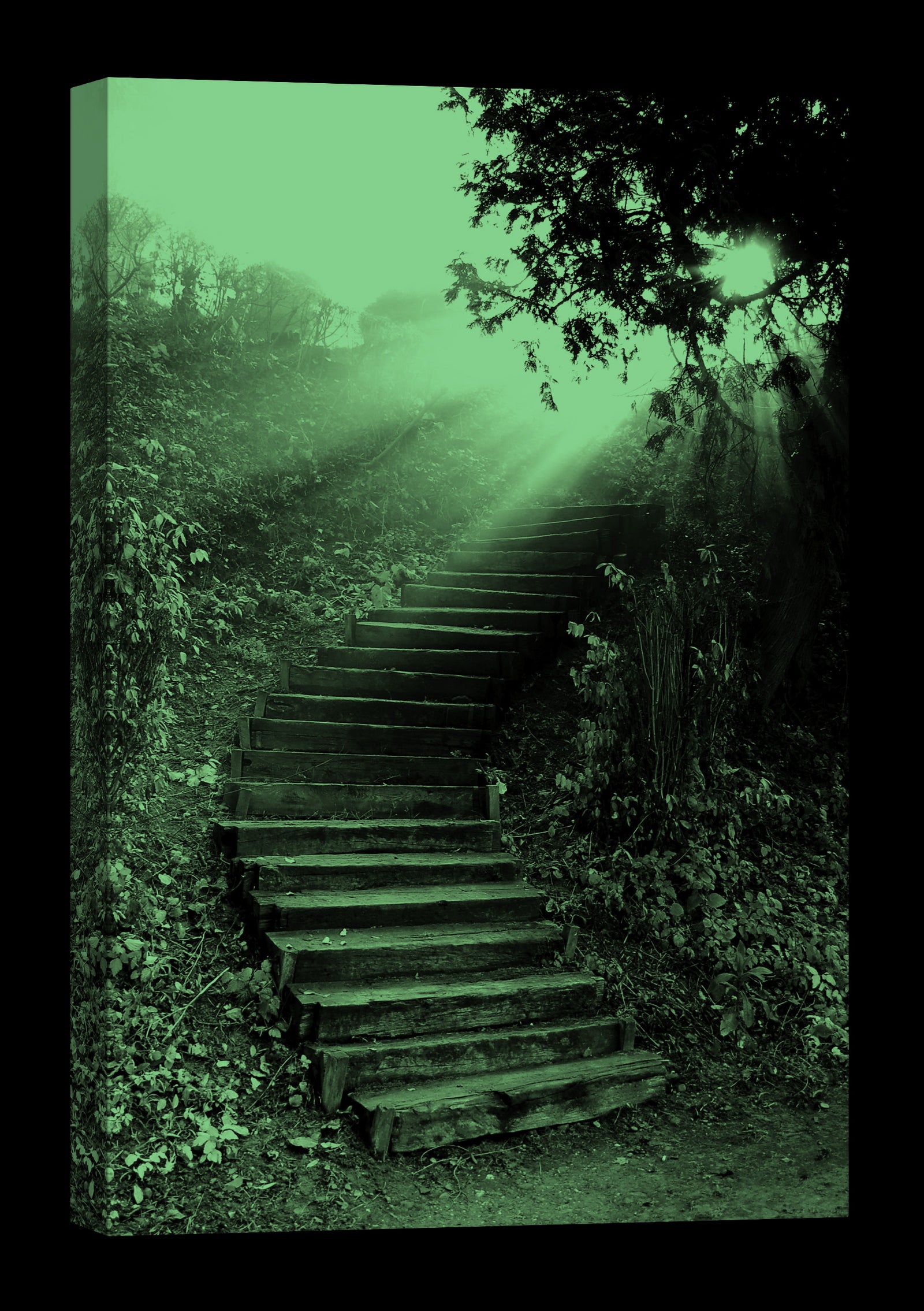 Cities No. 056, glowing at night