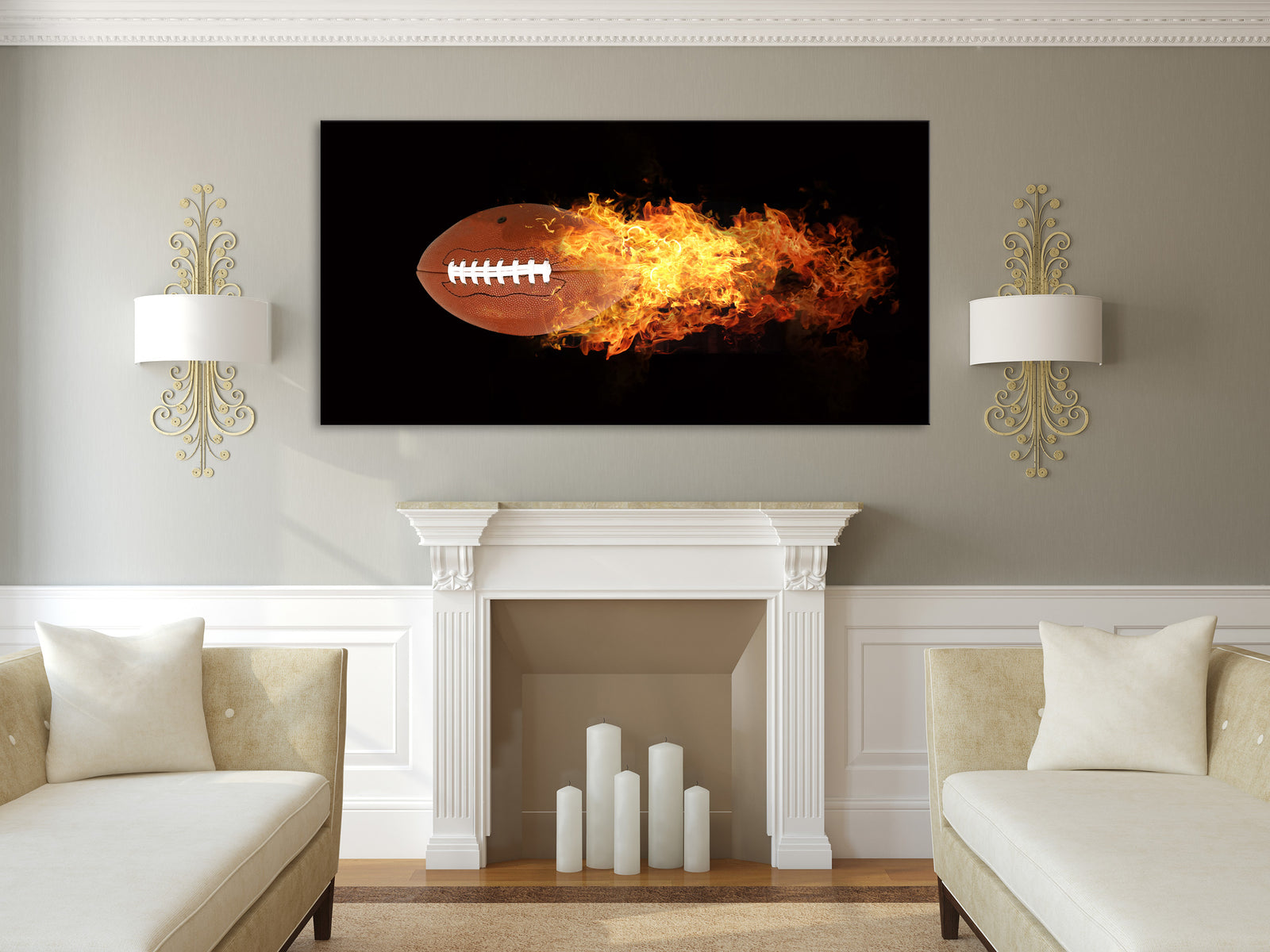 Sport No. 007, shown framed in a room by day